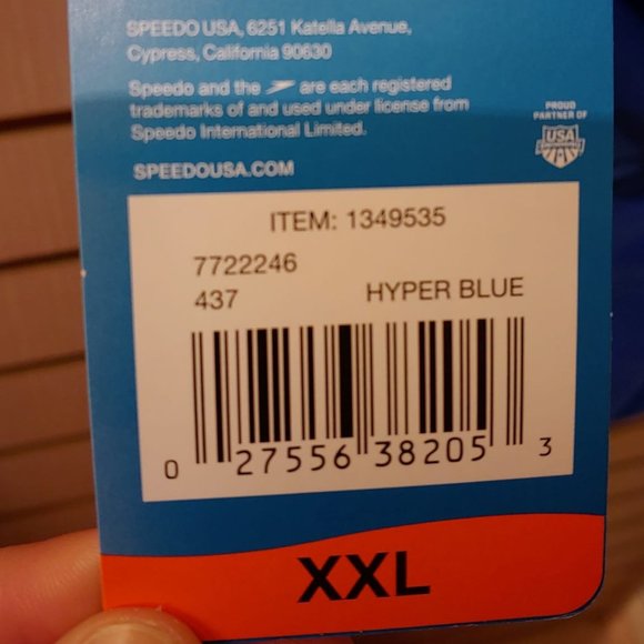 Speedo Women One Piece Halter Tie Swimsuit Hyper-- Royal Blue - Picture 9 of 9